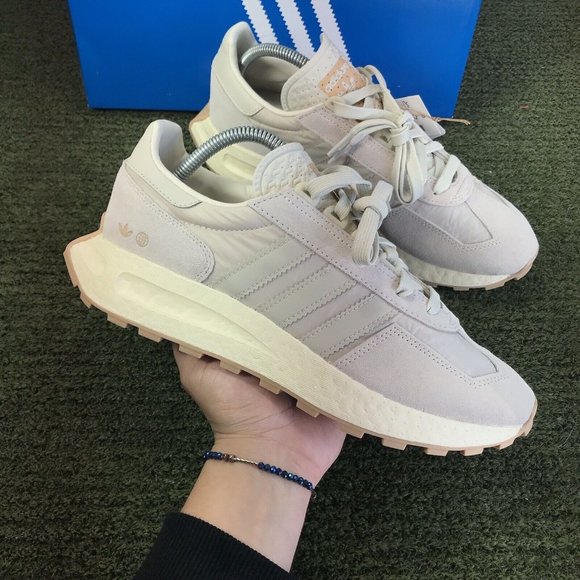 Adidas Originals Retropy E5 HQ8603 Casual Sneakers Alumina Magic Beige Men Sz 9 - Picture 1 of 9